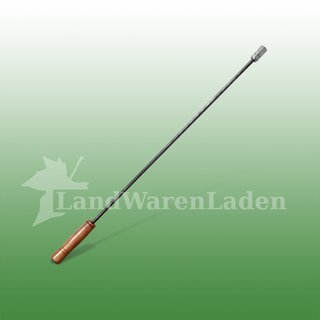 Putzstab mit Holzgriff (starr) - Lnge 80 cm, M12-Gewinde